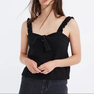 Madewell tie front tank